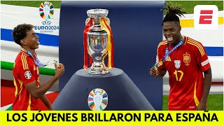 FIGURA DE ESPAÑA Lamine Yamal y Nico Williams BRILLARON para el CAMPEÓN de EURO 2024  Exclusivos [upl. by Wershba]