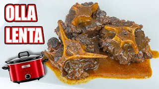 ✅ RECETA RABO de TORO en SALSA ▶ Recetas en OLLA LENTA [upl. by Maritsa]