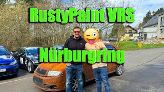 Fabia VRS Trip To The Nürburgring amp Misha Lap Teaser  RustyPaintcom [upl. by Adnohs997]