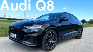 ¿Deberías comprar un AUDI Q8 50TDI SLINE 2022 PruebaTest Review en español [upl. by Hansiain]