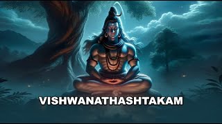 Vishwanathashtakam With Lyrics  Sai Sharan  Kaushik Harsha  Thanishka Devine [upl. by Adaven]