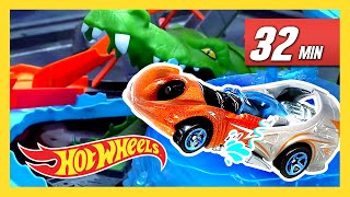 Epic TRex carros mudança de cor da Hot Wheels City  Hot Wheels Português [upl. by Eiderf457]