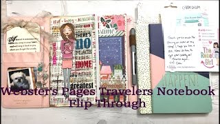 Travelers Notebook Flip Through amp Online Haul from TheResetGirlShop [upl. by Balbur17]