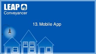 LEAP Conveyancer Training  Mobile App [upl. by Modern]