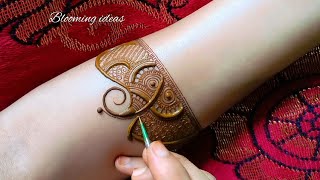 Full hand gorgeous mehndi design  Wedding special bridal mehndi design  Floral mehndi art [upl. by Ogdon586]