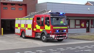 South Kirkby Pump Turnout  West Yorkshire Fire amp Rescue [upl. by Nylorahs]