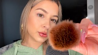 ASMR doing your makeup fast amp aggressive but 👉🏽no talking👈🏼 ONLY mouth sounds 🥰 [upl. by Barboza933]