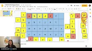 K Fundations Unit 3 Week 2 Day 1 [upl. by Eintihw]