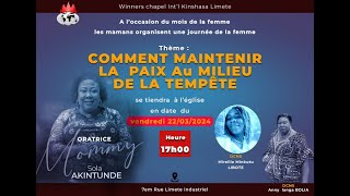 SPECIALE JOURNEE DE LA FEMME AVEC MAMAN DCS SOLA AKNTUNDE  22 MARS 2024 [upl. by Anura]