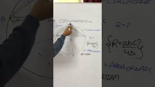 Circumradius inradius Circumradius and Inradius Circumcircle and Incircle formula derivation [upl. by Almund741]