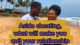 Funny reasons why ladies quit relationship😂  Easter Monday Cape coast [upl. by Hoashis]