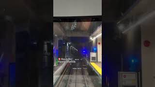 Stopping at Langara49th Avenue TrainStation 🇨🇦 skytrain subway vancouver shorts [upl. by Ki]