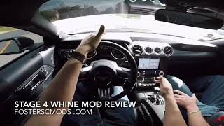 Roush whine mod review FosterSCMods Supercharger sound tube [upl. by Schach237]