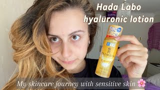 Hada Labo gokujyun premium lotion review [upl. by Fevre]