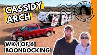 Cassidy Arch Trail See It Before Its Crowded  Boondocking amp Full Time RV Life [upl. by Aidroc]