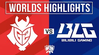 G2 vs BLG Highlights ALL GAMES  Worlds Swiss Stage 2024  G2 Esports vs Bilibili Gaming [upl. by Lise]