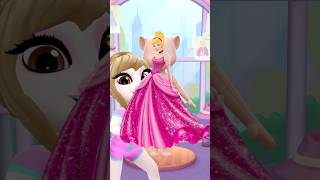 Cinderella princess makeover my talking Angela 2 subscribe cartoon youtubeshorts [upl. by Ylim552]