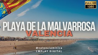 PLAYA DE LA MALVARROSA VALENCIA SPAIN  MALVARROSA BEACH  una de las playas más populares [upl. by Heymann]