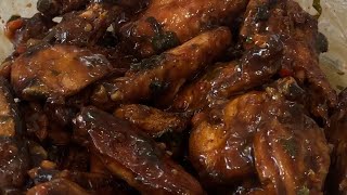 Honey BBQ Chicken Wings  How To Make The Best BBQ Chicken Wings [upl. by Annauqaj]