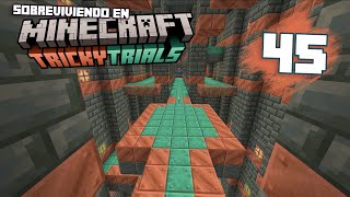 𝗧𝗿𝗶𝗮𝗹 𝗖𝗵𝗮𝗺𝗯𝗲𝗿  Sobreviviendo en Minecraft 45 [upl. by Uella934]