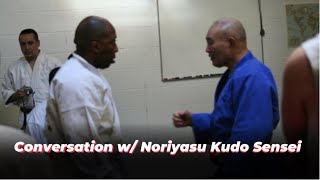 UA TV presents A conversation w Noriyasu Kudo Sensei Part 1  subject HARD TRAINING… [upl. by Linetta]