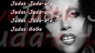 Lady GaGa  Judas lyrics on screen [upl. by Reitrac617]