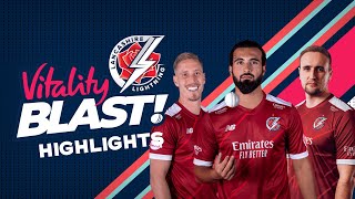 BLAST HIGHLIGHTS 💥  Surrey edge tight QuarterFinal clash [upl. by Ardnoyek]