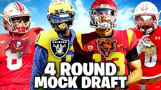 4 ROUND 2024 NFL MOCK DRAFT [upl. by Orazio]