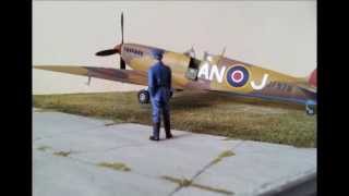 Spitfire MkVIII 1 32 scale model Tamiya [upl. by Judas]