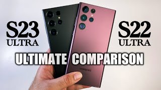 Samsung S23 Ultra vs S22 Ultra Comparison  Must WATCH before you Upgrade [upl. by Rothschild]