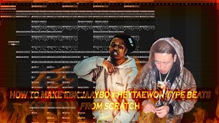 How to Make Hard EBK Jaaybo Type Beats Like HeyTaewon from Scratch FL STUDIO 21 [upl. by Neik]