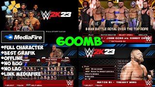 GAME WWE 2K23 PPSSPP  HIGH GRAPHICS FULL CHARACTER  MEDIAFIRE [upl. by Hendry]