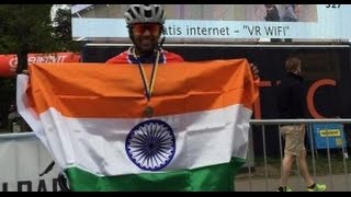 Arya wins medal in the cycle race held in Sweden  Vishal Venkat Prabhu [upl. by Tezil]