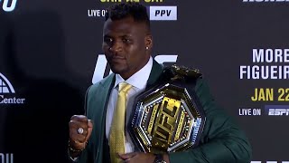 UFC 270 Francis Ngannou PostFight Press Conference [upl. by Ocir]