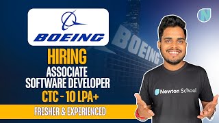 Boeing hiring Associate Software Developer  Fresher and Experienced OffCampus Job Opportunity [upl. by Wyatan323]