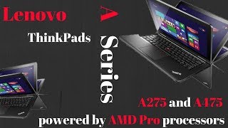 Lenovo announces ThinkPads with AMD Pro । A275 and A475 । Buffoons [upl. by Mosby678]