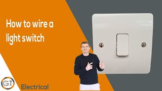 How to wire a light switch [upl. by Eilrahc]