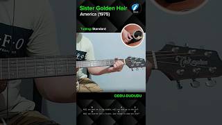 Sister Golden Hair  America 1975  Easy Guitar Tutorial With Chords And Lyrics [upl. by Orozco281]