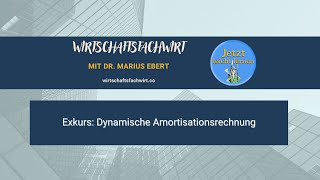 Exkurs Dynamische Amortisationsrechnung  WirtschaftsfachwirtIHK [upl. by Laehcim]