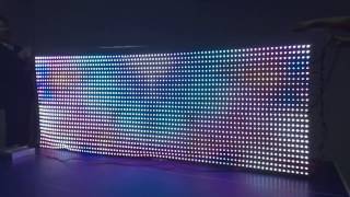 LED curtain display 5050 digital LED H801SE LPD8806 WS2811WS2812 available [upl. by Nnaycnan]