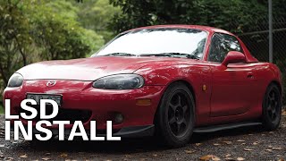 Mazda MX5 Build Fitting An Torsen LSD [upl. by Iphigenia162]