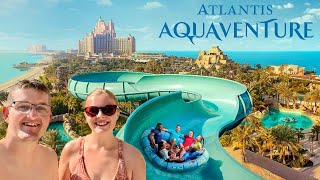 Atlantis Aquaventure Dubai Vlog 2024  Worlds LARGEST Waterpark [upl. by Yttik]