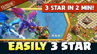 Easily 3 Star the Dungeons amp Clash with Dragons Challenge Clash of Clans [upl. by Anirod907]