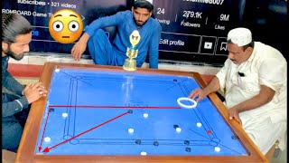 Open Challenge￼ Final match Carrom board king in the world Jam Ali amp Shah G Full video no skip plz [upl. by Giavani520]