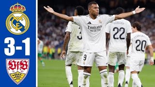 Real Madrid vs Stuttgart 3 1 EXTENDED HIGHLIGHTS UCL 2024 25 Endrick Goal [upl. by Oriana]