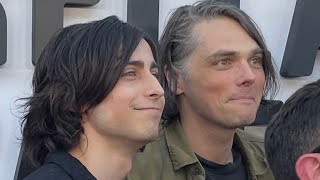 Behind the Scenes  Umbrella Academy  Season 4  Press amp Premiere  Aidan Gallagher amp Gerard Way [upl. by Aihsilat]