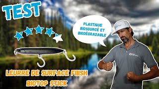 TEST Leurre de Surface Fiiish Biotop Stick [upl. by Dnalyaw]