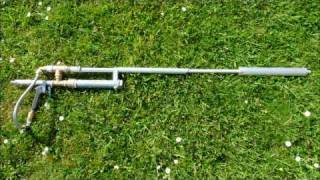 Homemade Silenced Metal Airgun [upl. by Jordain54]