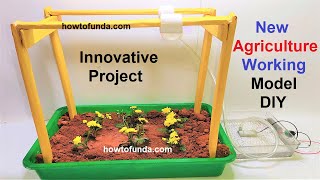 new innovative ideas in agriculture working model  inspire award science project  howtofunda [upl. by Rosenblum]