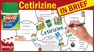 Cetirizine  Zyrtec 10 mg What is Cetirizine Used For Dosage Side Effects amp Precautions [upl. by Alemak255]